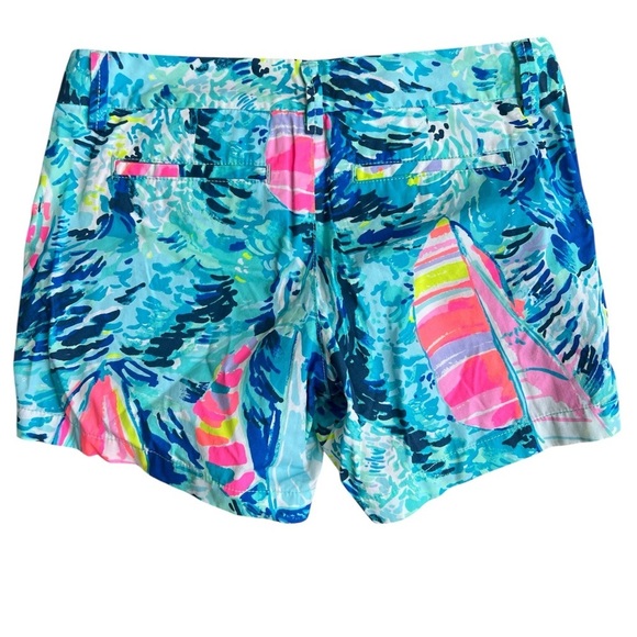 Lilly Pulitzer The Callahan 5” Inseam Blue Shorts - Picture 2 of 6